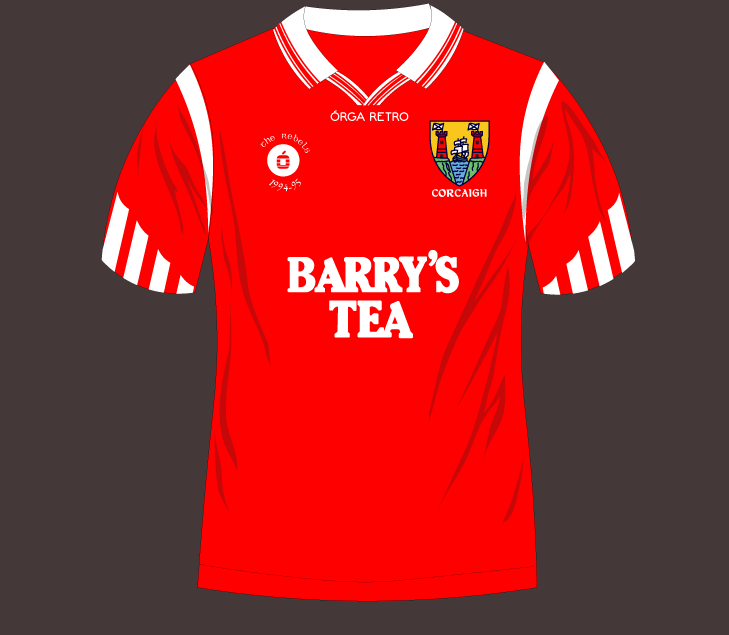 Cork Retro 'Barry's Tea' Jersey. 1994 and 95 Órga Retrowear