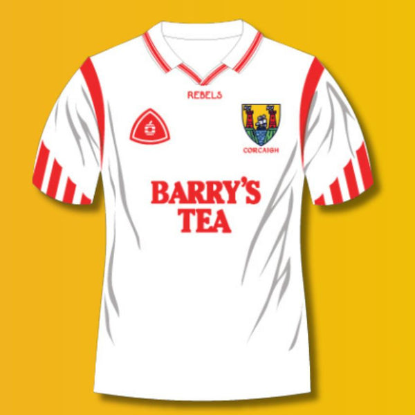 Cork 1994 'Barry's Tea' Change retro jersey - Kids version