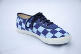 Tvoja Boja; Blue on Blue chequered shoes - Limited first edition