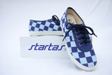 Tvoja Boja; Blue on Blue chequered shoes - Limited first edition