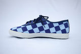 Tvoja Boja; Blue on Blue chequered shoes - Limited first edition
