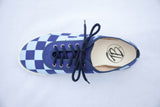 Tvoja Boja; Blue on Blue chequered shoes - Limited first edition