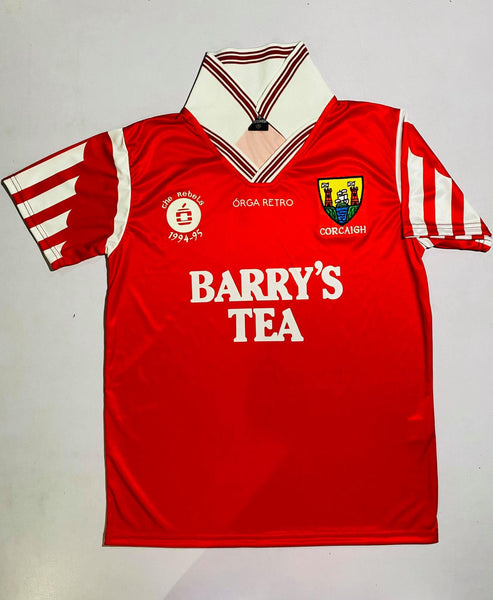 Cork Retro 'Barry's Tea' Jersey. 1994 and 95